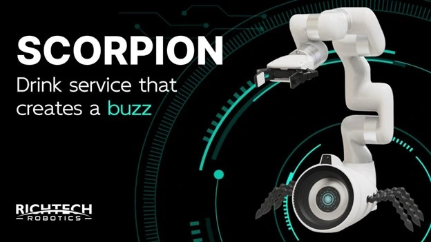 Richtech Robotics wprowadza na rynek barmana-robota Scorpion, zasilanego przez NVIDIA
